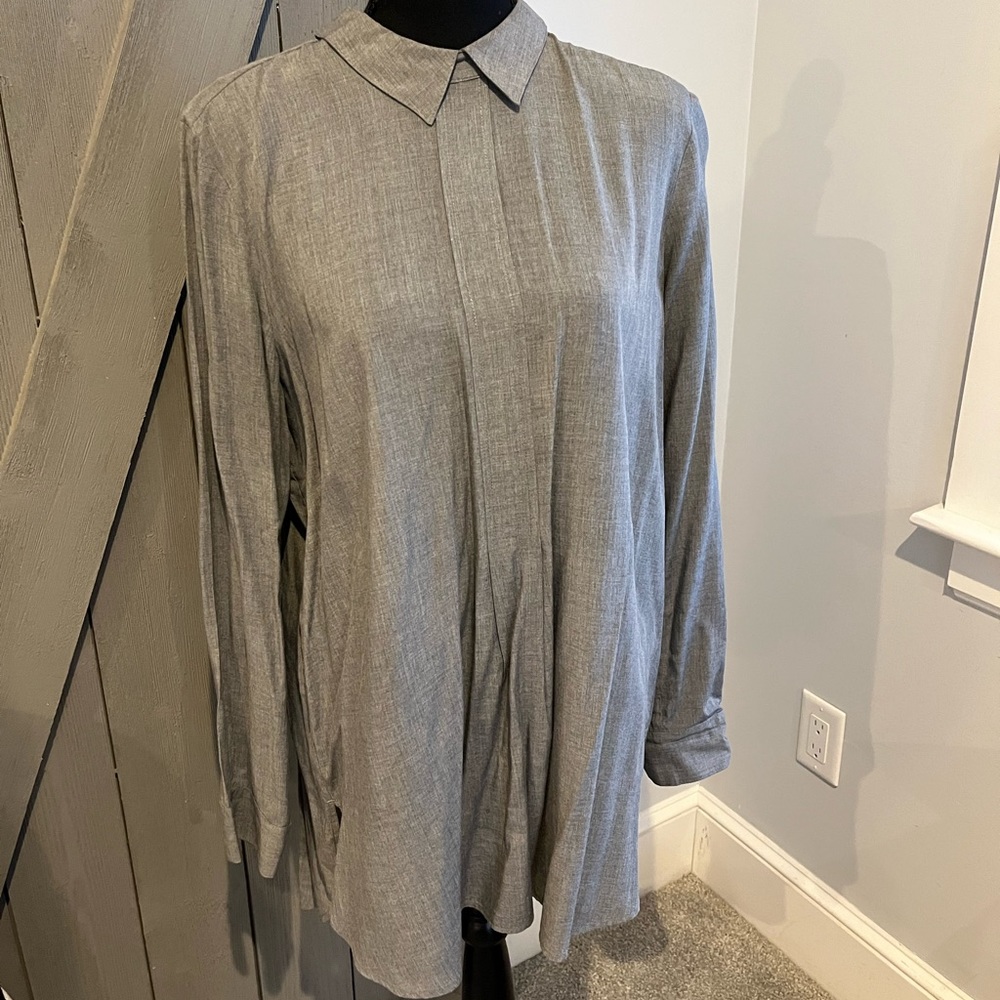 Charcoal Black blouse.